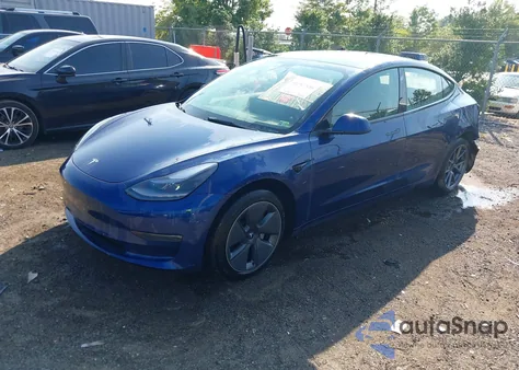 2022 Tesla Model 3 Rear-Wheel Drive из США, поврежденный, VIN 5YJ3E1EA4NF320761